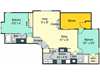 2x2 2nd Floor with Cathedral Ceiling